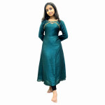 Vijithra Silk Kurti with Direct Handwork and Lining