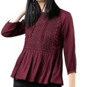 Viscose Trendy Pleated Tops