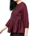 Viscose Trendy Pleated Tops