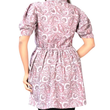 Crepe Party Wear Trendy Peach Tunic Tops