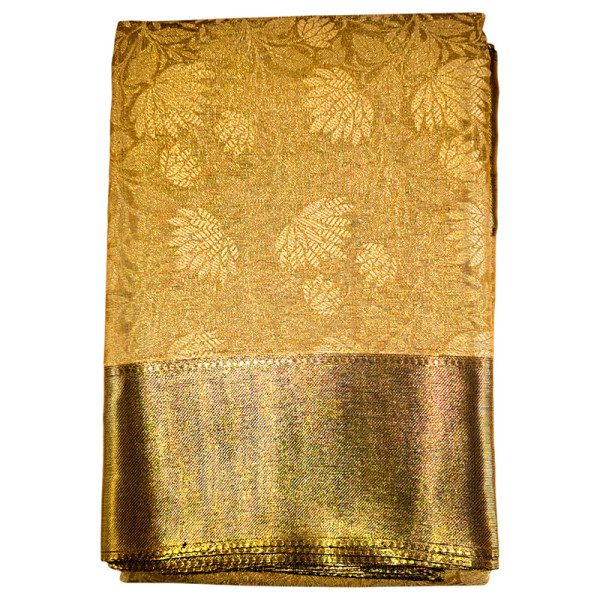 Banarasi Tissue Saree with rich Pallu and Blouse Piece