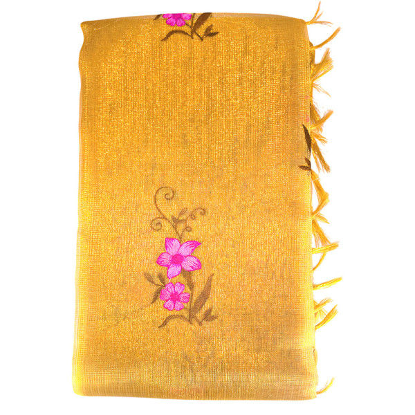 Embroidery Banarasi Saree with Blouse Piece