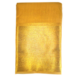 Banarasi Gold Tissue Silk Saree with Blouse Piece