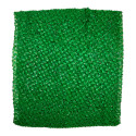 Chiffon Designer Saree with Fur Stripe Pattern with Blouse - Green