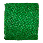 Chiffon Designer Saree with Fur Stripe Pattern with Blouse - Green