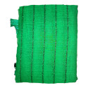 Chiffon Designer Saree with Fur Stripe Pattern with Blouse - Green
