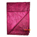 Classic Net Party wear sari with blouse - Grape Wine colour