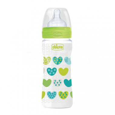 Chicco Feeding Bottle Wellbeing Green 250ml