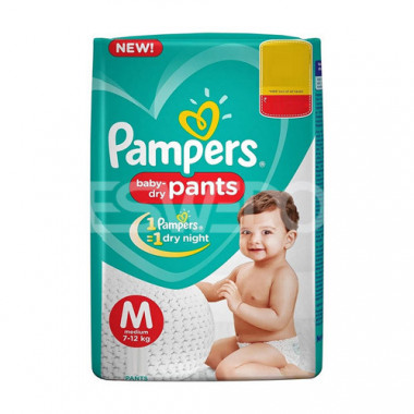 Pampers Diaper Pants M 12PC 1Pack