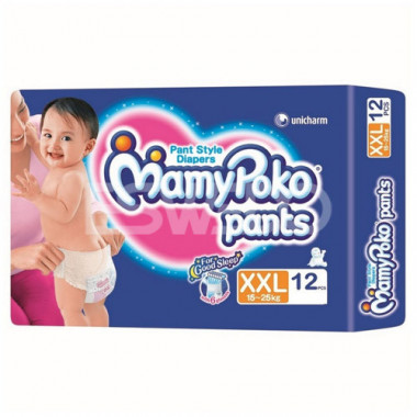 Mamy Poko Pants Diaper XXL 12PC 1Pack