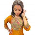 Vijithra Silk A-Line Kurthi
