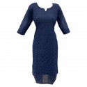 Cotton kurthi with Chikankari work
