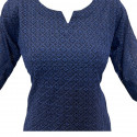 Cotton kurthi with Chikankari work