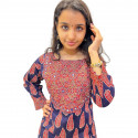Ajarakh Cotton Slit Top Kurthi