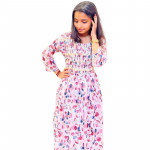 Shirred yoke A-line kurthi