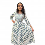 Kantha cotton panel cut kurthi