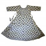 Kantha cotton panel cut kurthi