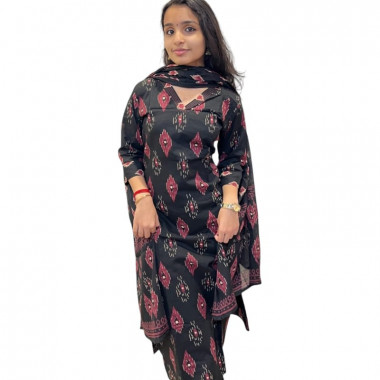 Cotton Churidar 3 piece set
