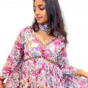 Georgette Alia cut kurthi - 2PC