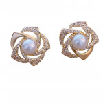 Hollow Flower Stud Earrings
