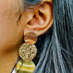 Round Drop Earrings