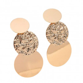 Round Drop Earrings