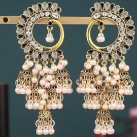 Jhumka Style Dangle Earrings