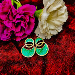 Unique 8 Shaped Stud Earrings
