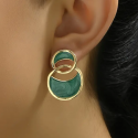 Unique 8 Shaped Stud Earrings