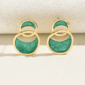 Unique 8 Shaped Stud Earrings