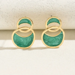 Unique 8 Shaped Stud Earrings