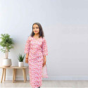 Hakoba floral print cotton kurthi