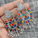 Multi colour Meenakari earrings