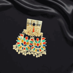 Multi colour Meenakari earrings